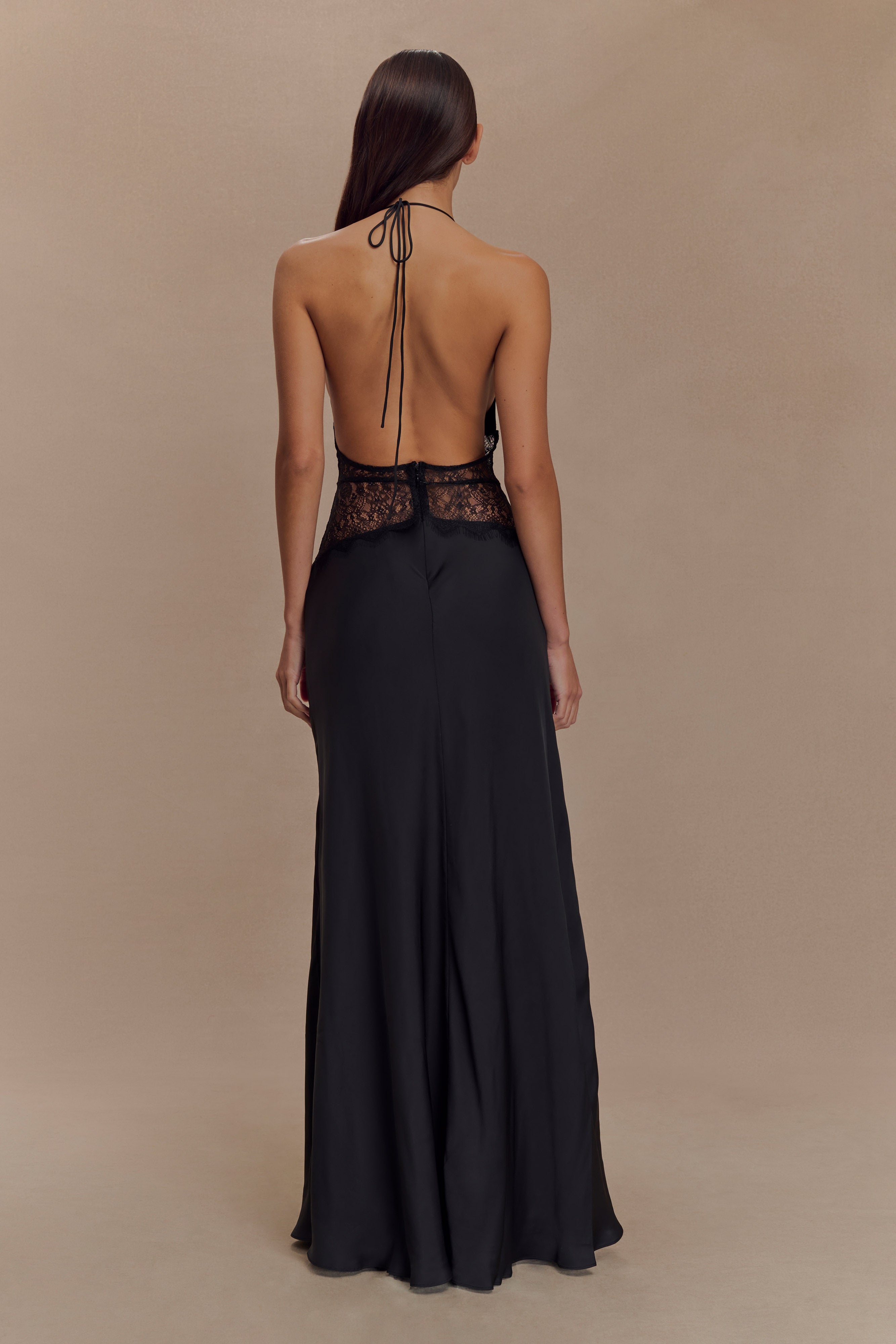 Nora Lace and Satin Dress