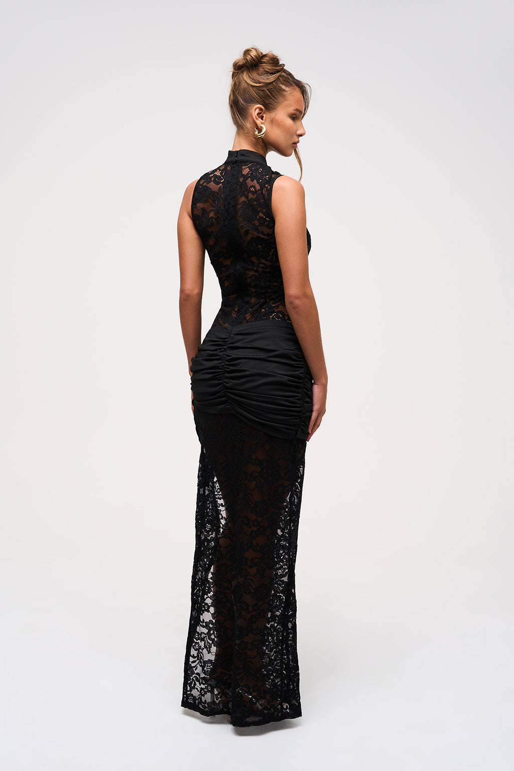 Rose Keyhole Maxi Dress