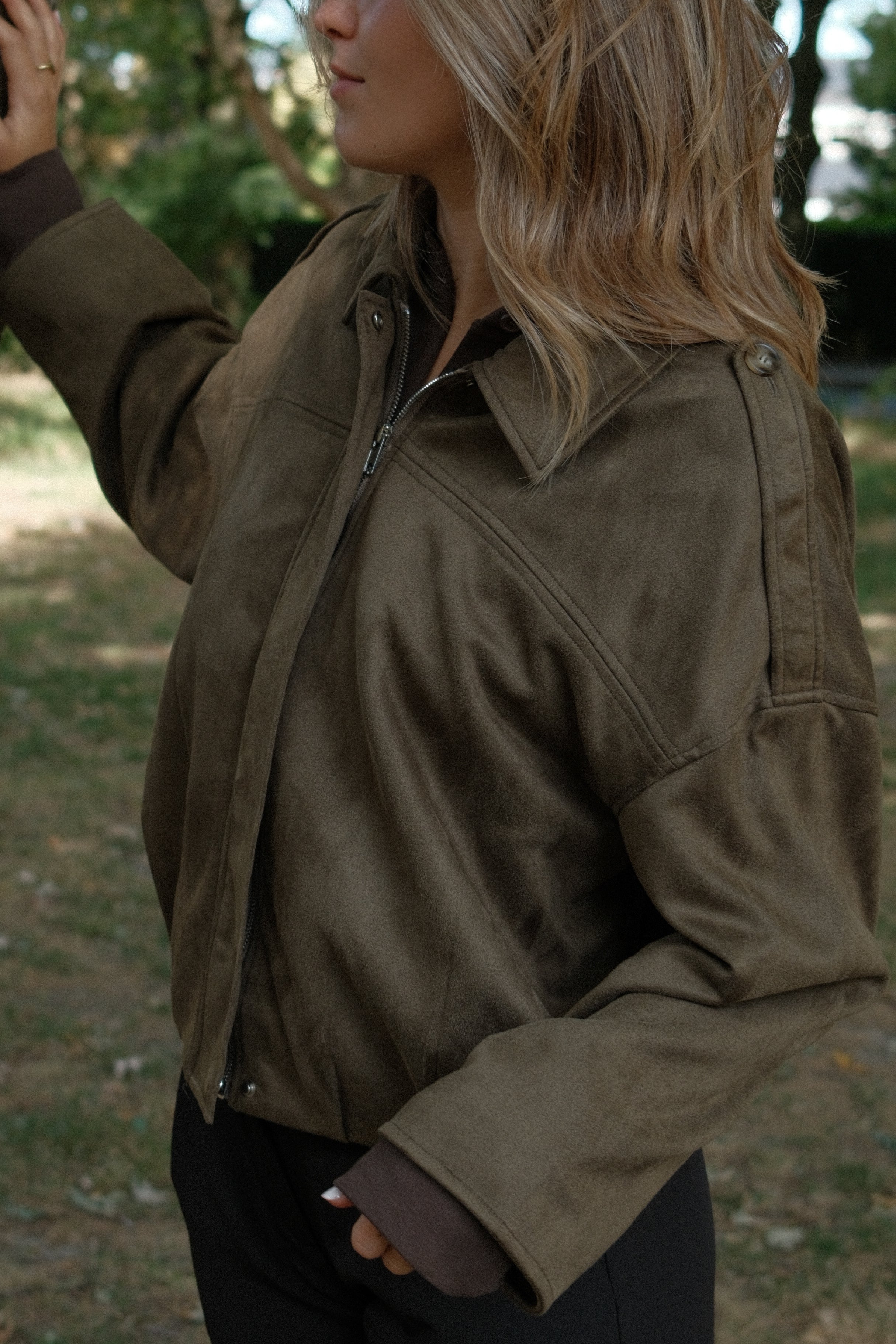 Amelia Jacket - ARMY GREEN