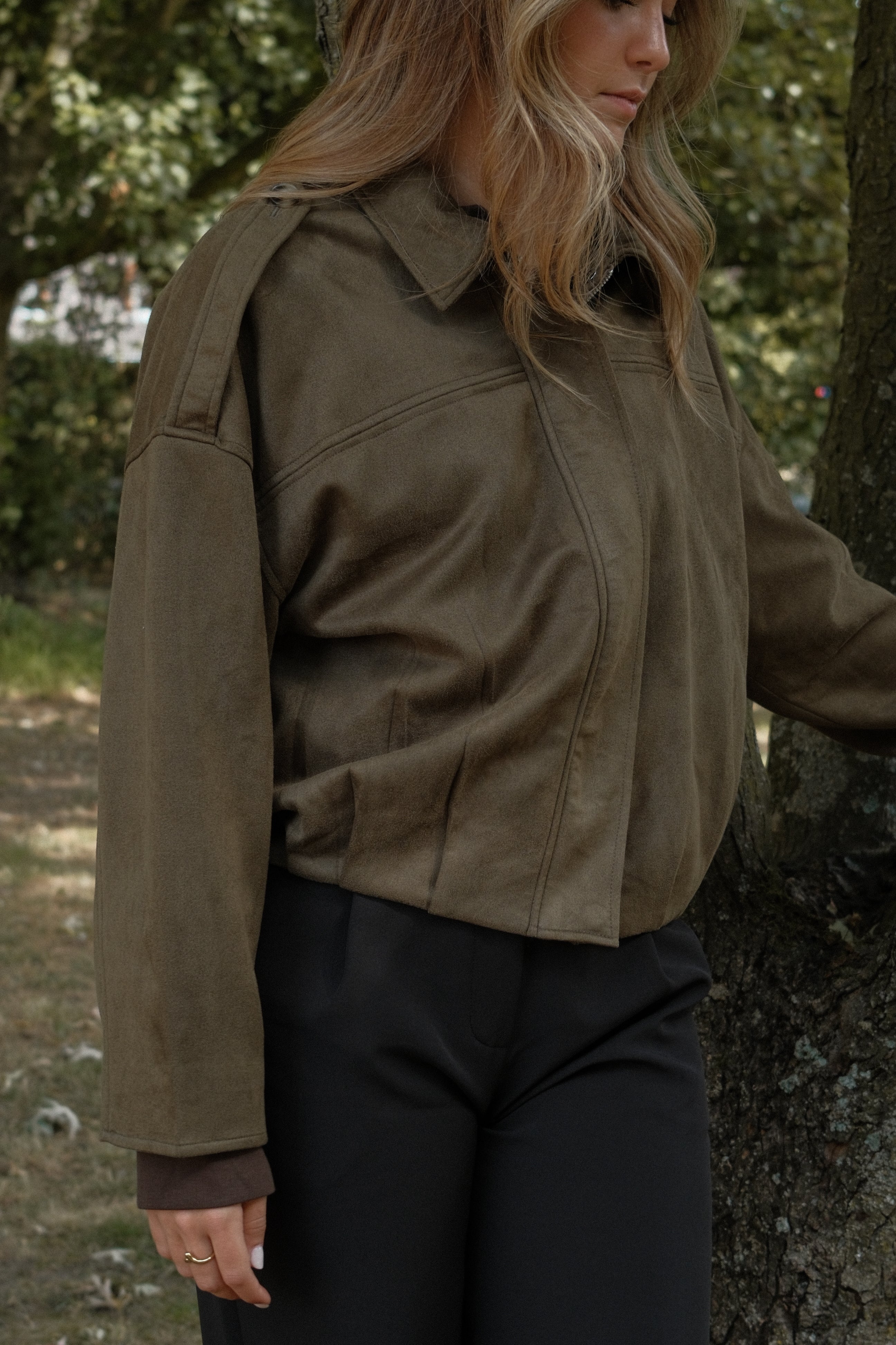 Amelia Jacket - ARMY GREEN