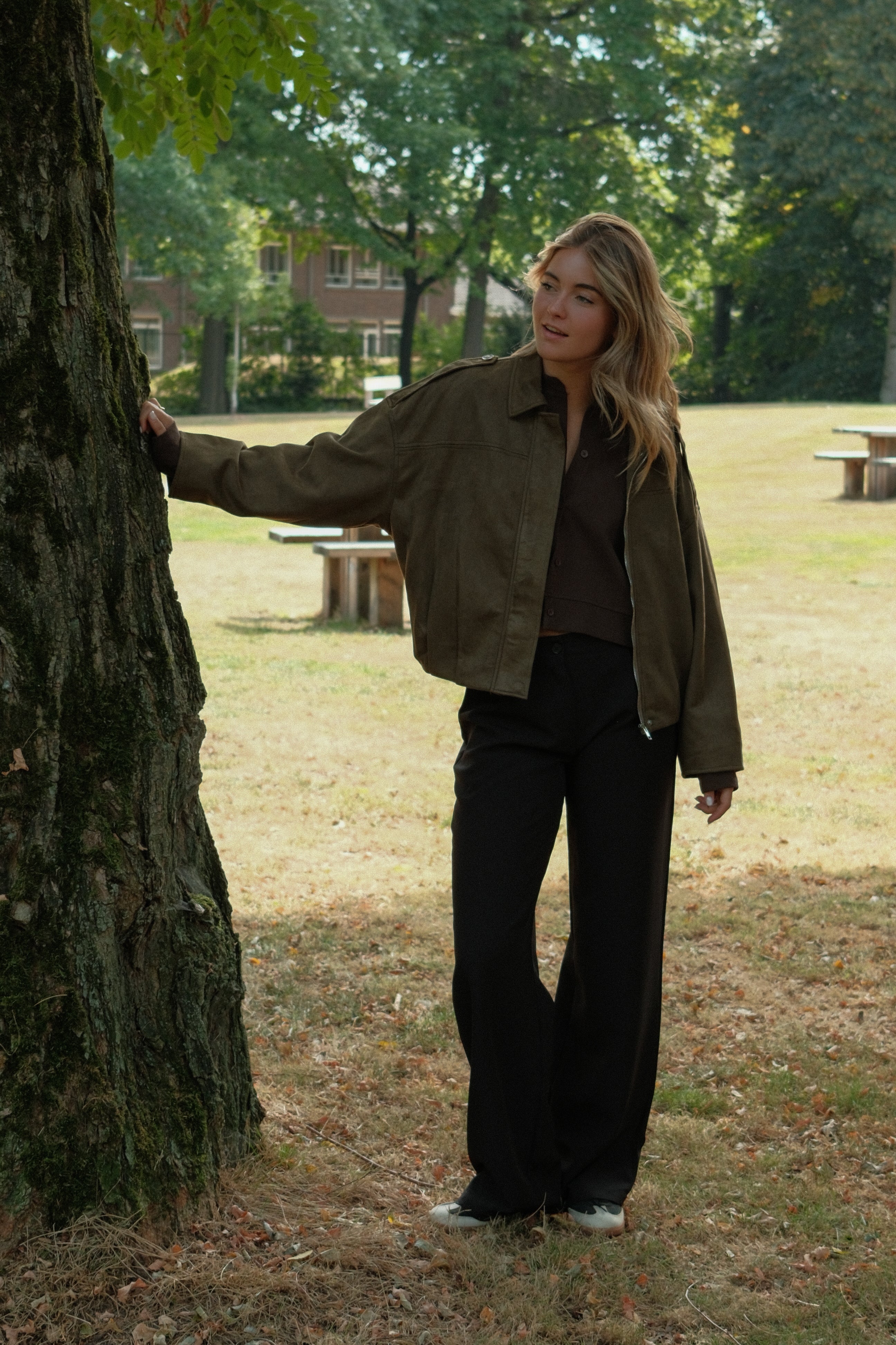 Amelia Jacket - ARMY GREEN