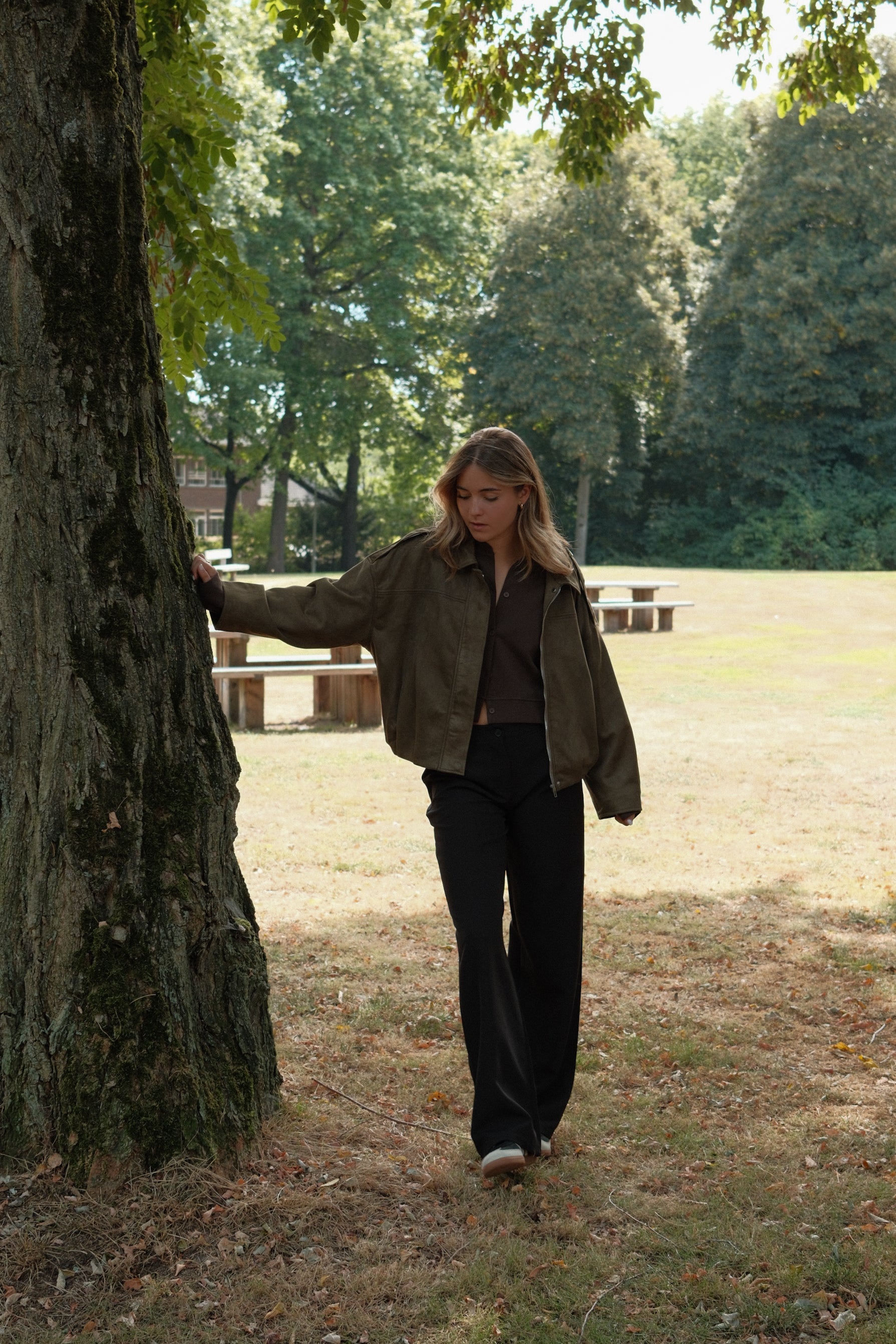 Amelia Jacket - ARMY GREEN