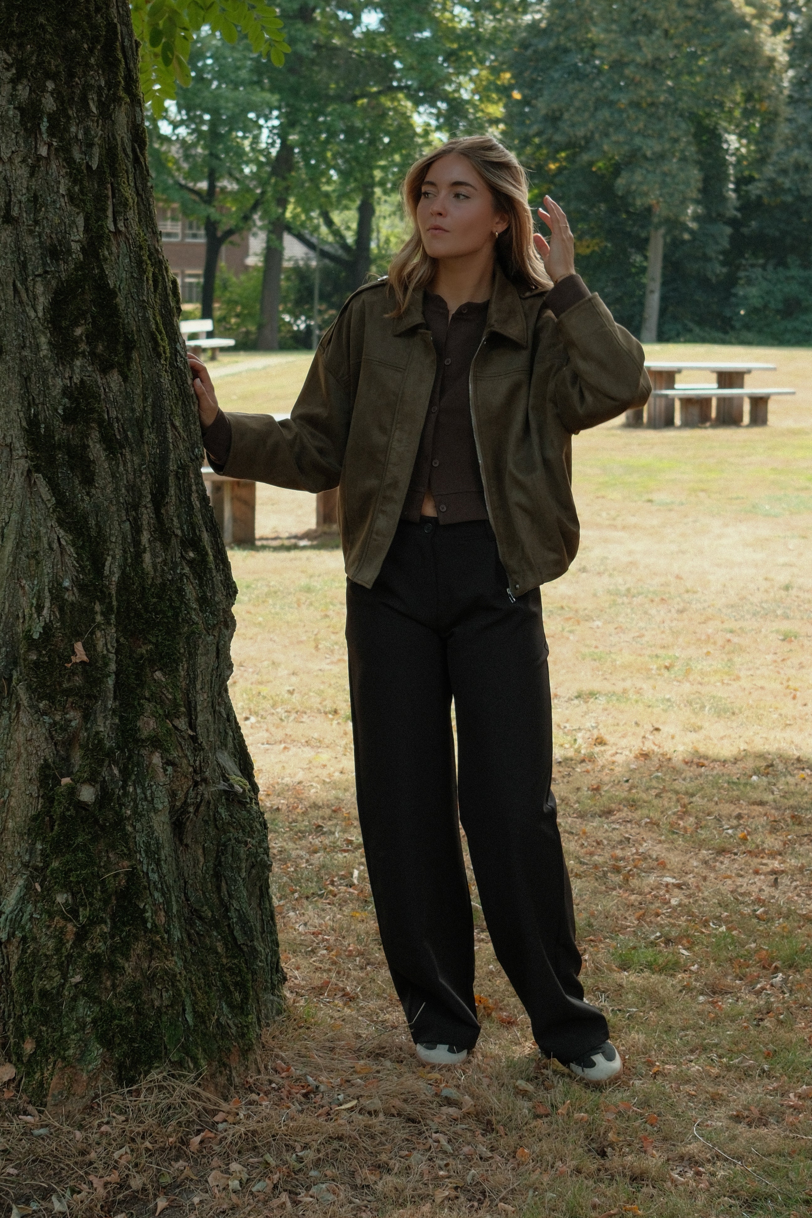 Amelia Jacket - ARMY GREEN