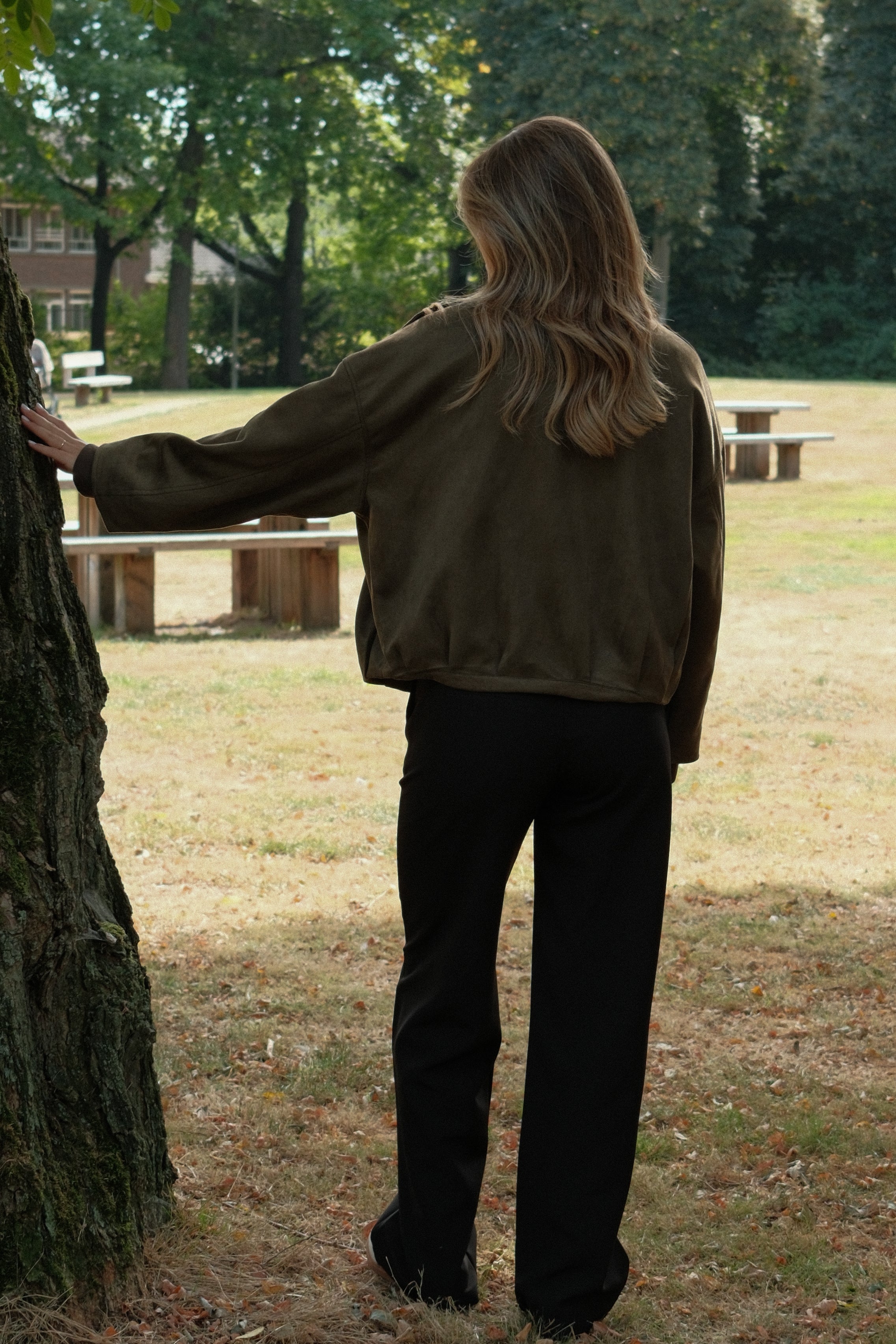 Amelia Jacket - ARMY GREEN