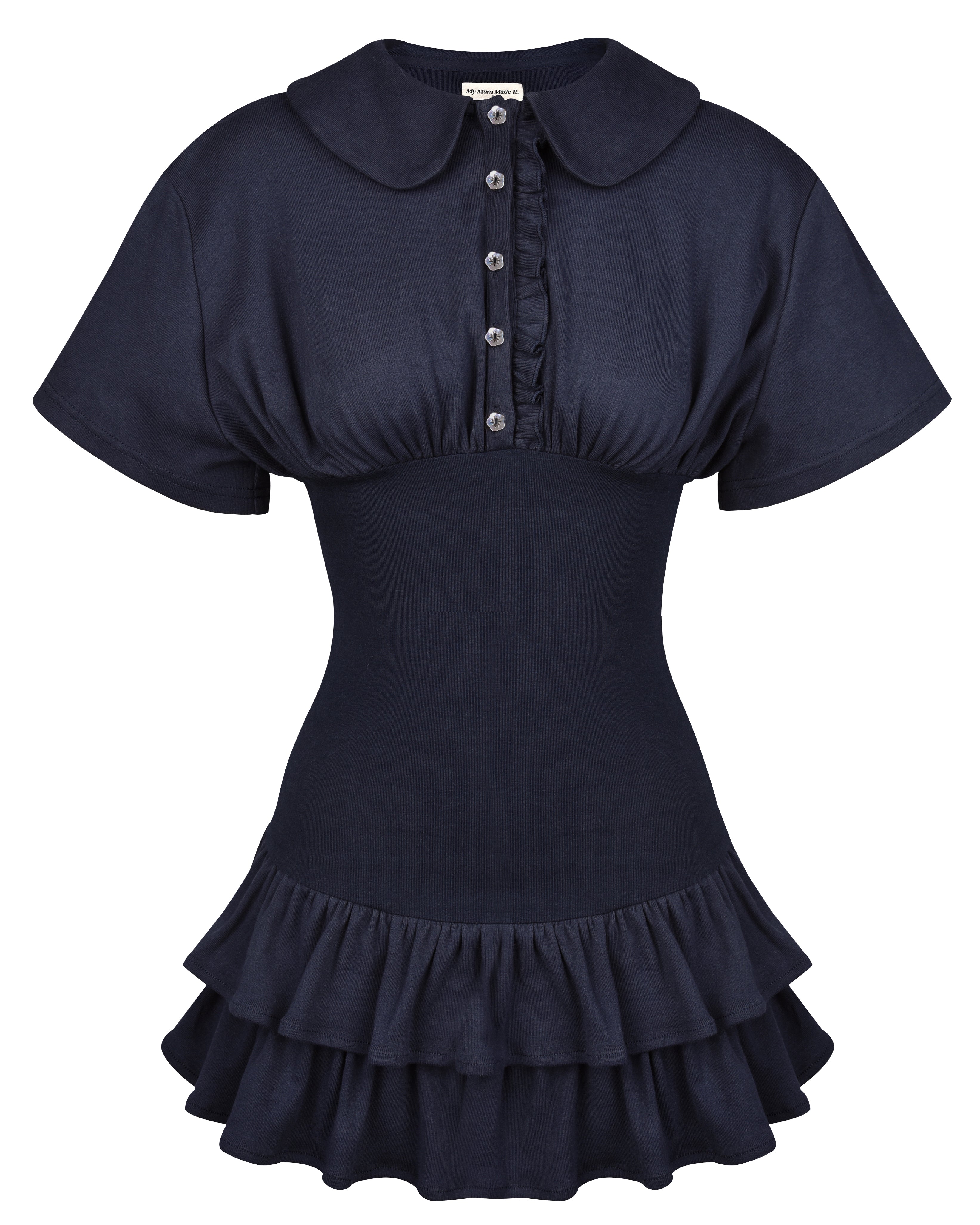 Lisa Fitted Frill Dress