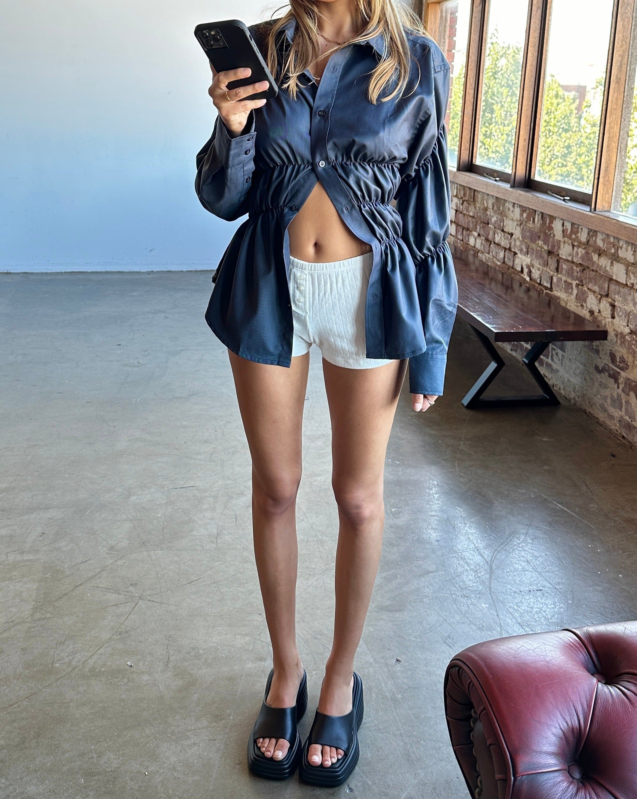 Emma | Scrunched Blouse