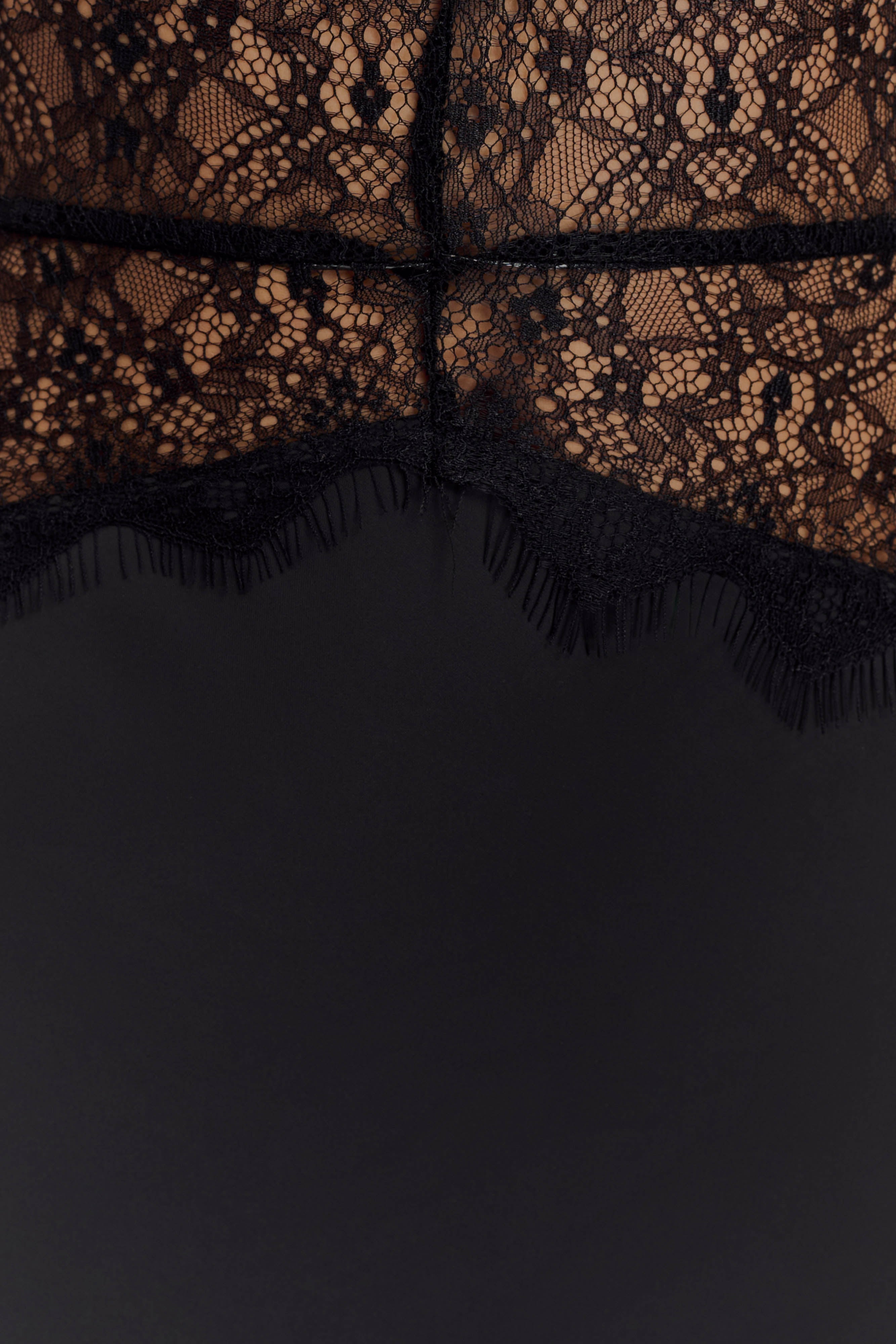Nora Lace and Satin Dress