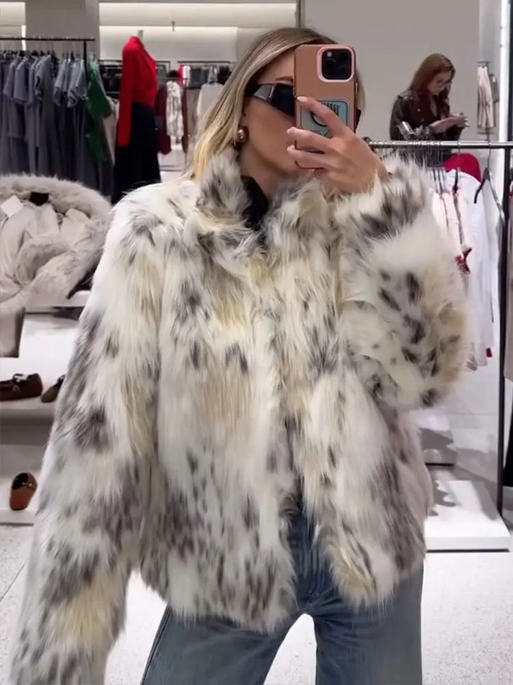 Leopard Fur Jacket