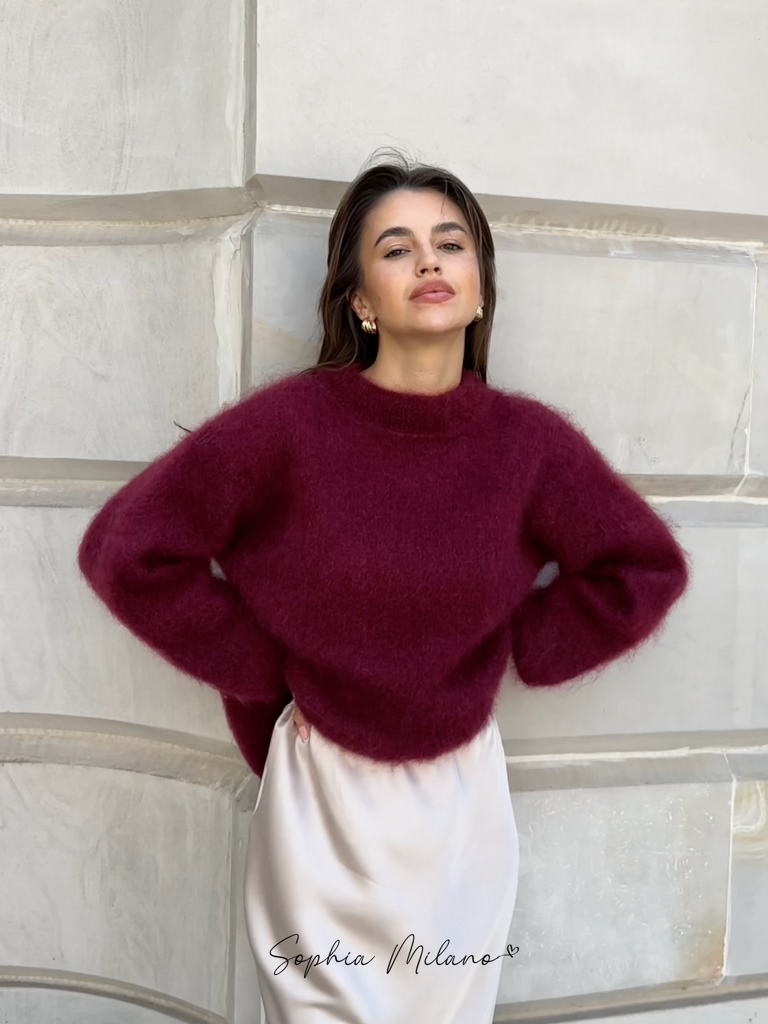 Chloe | Trendy Crewneck Sweater