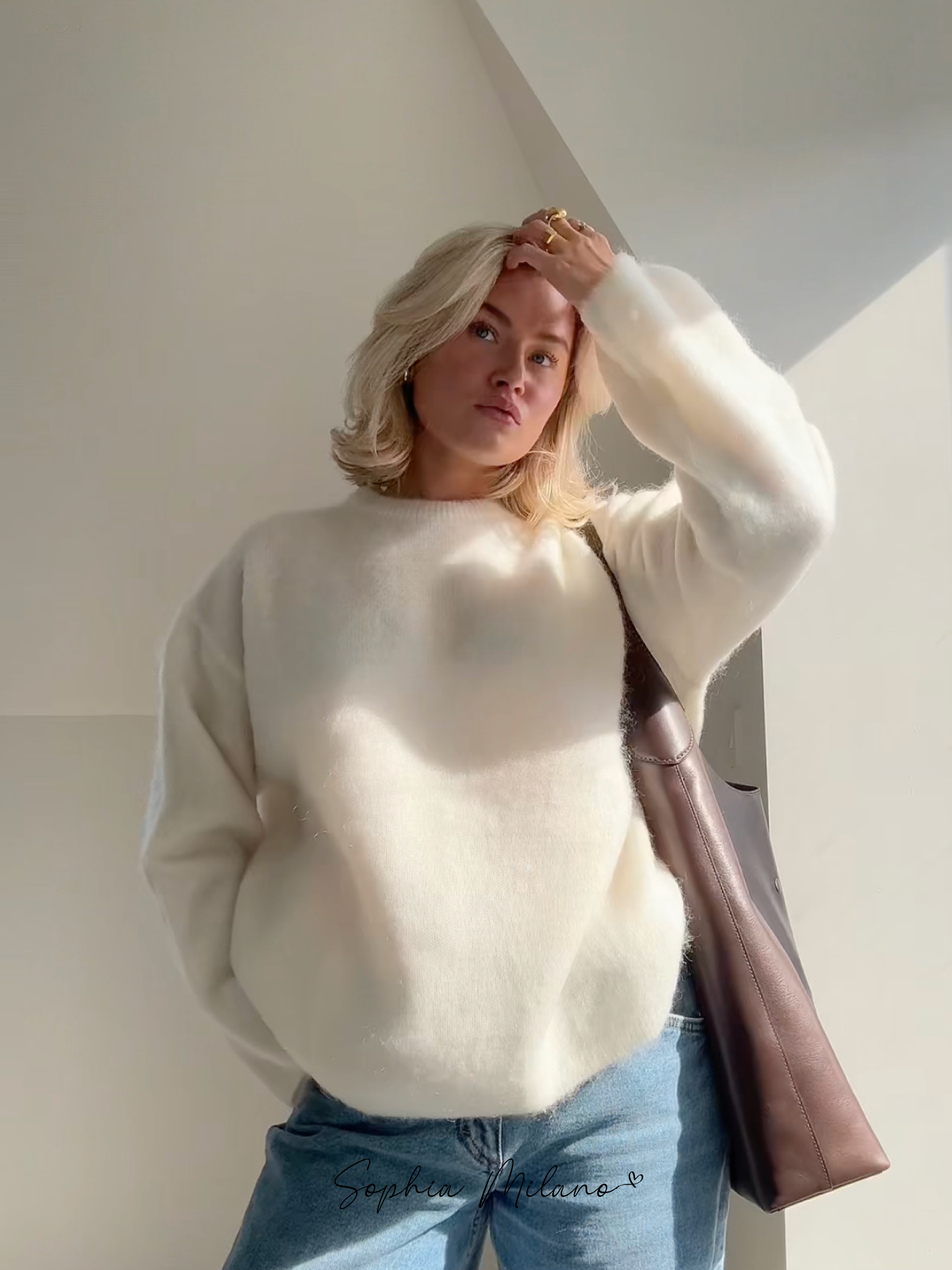 Chloe | Trendy Crewneck Sweater