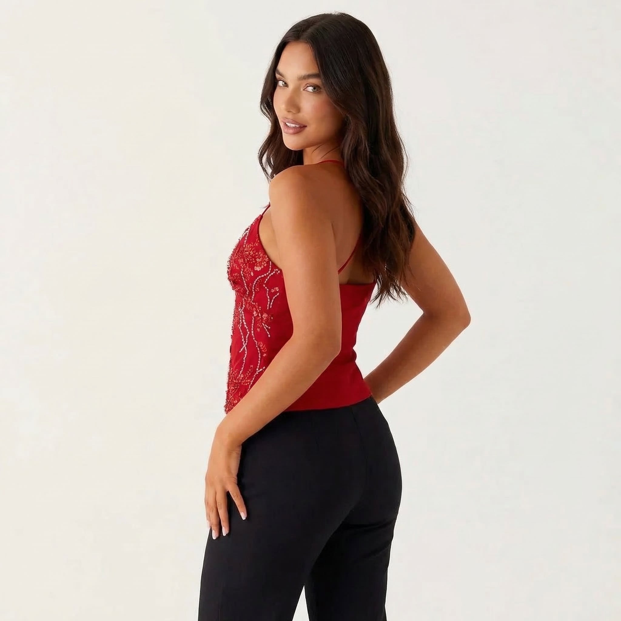 Women’s Embellished Lace Cami Top