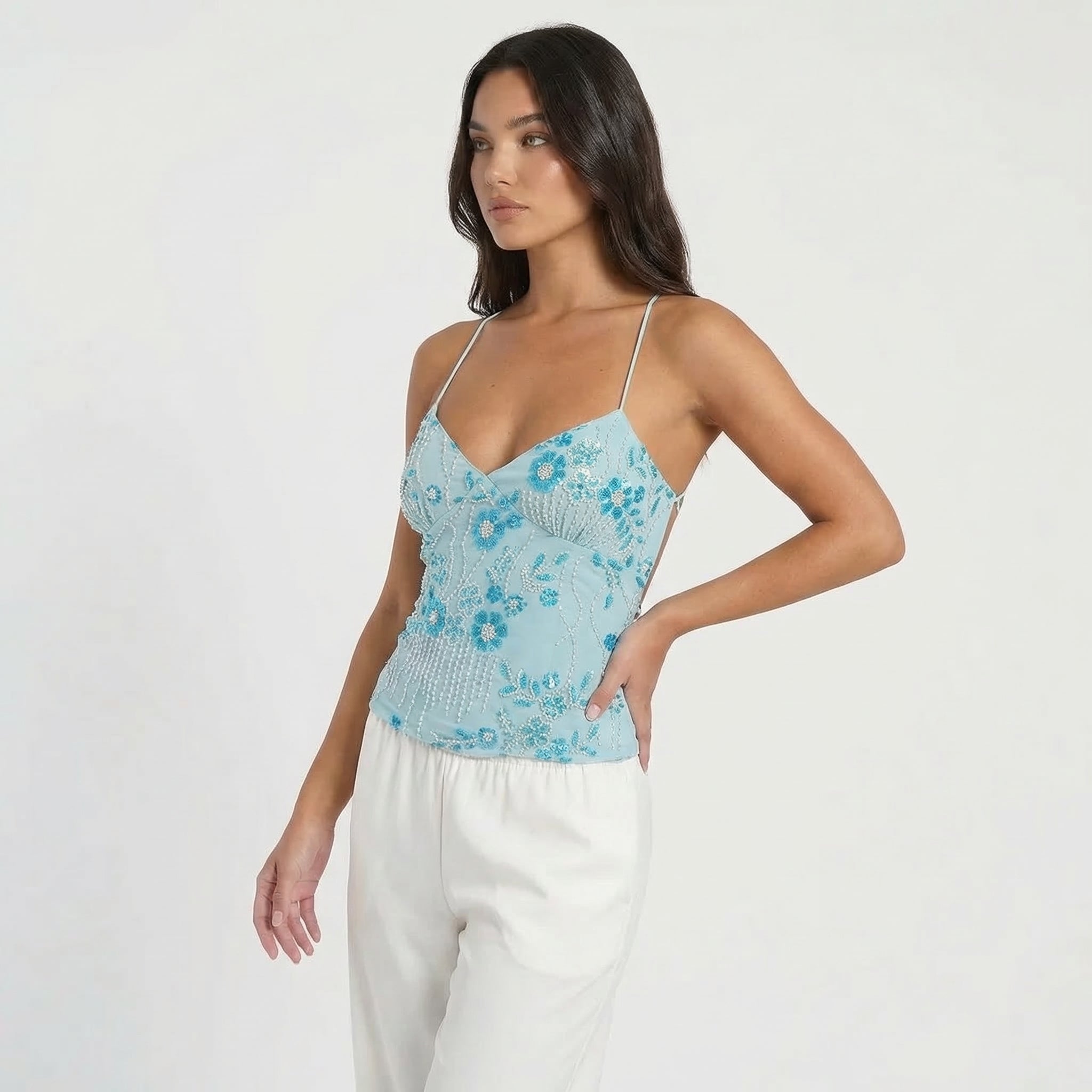 Women’s Embellished Lace Cami Top