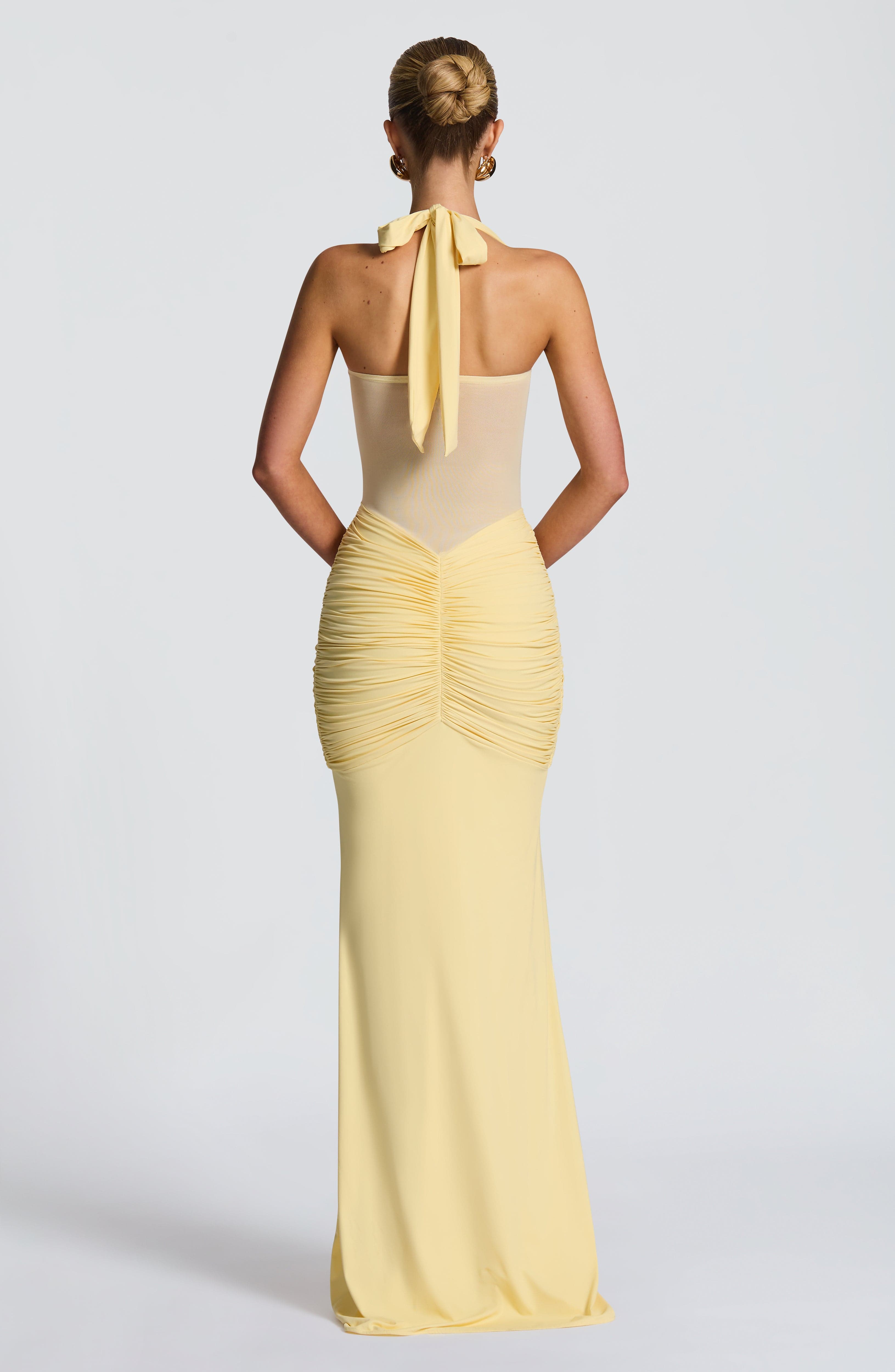 Lily Maxi Dress - Lemon