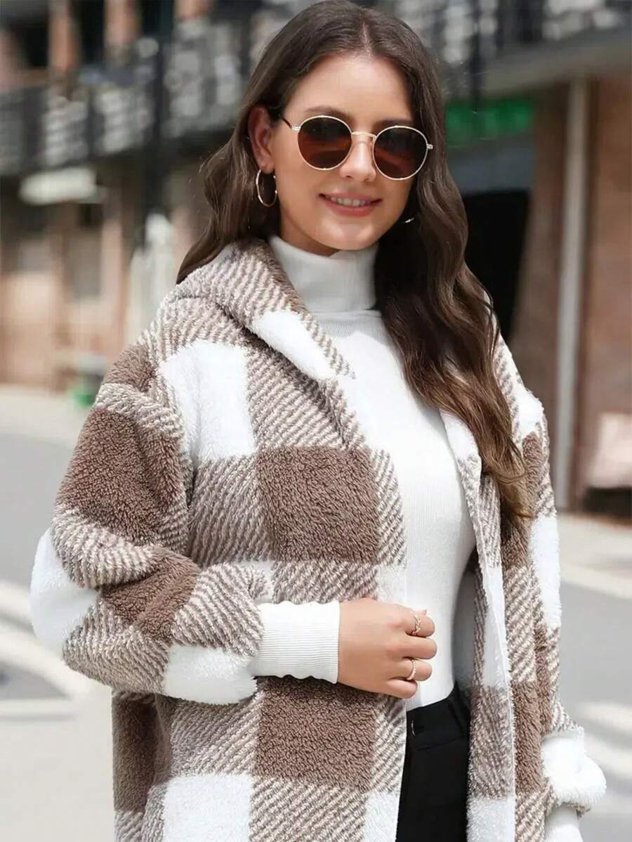 Zip-Up Long Fleece Cardigan