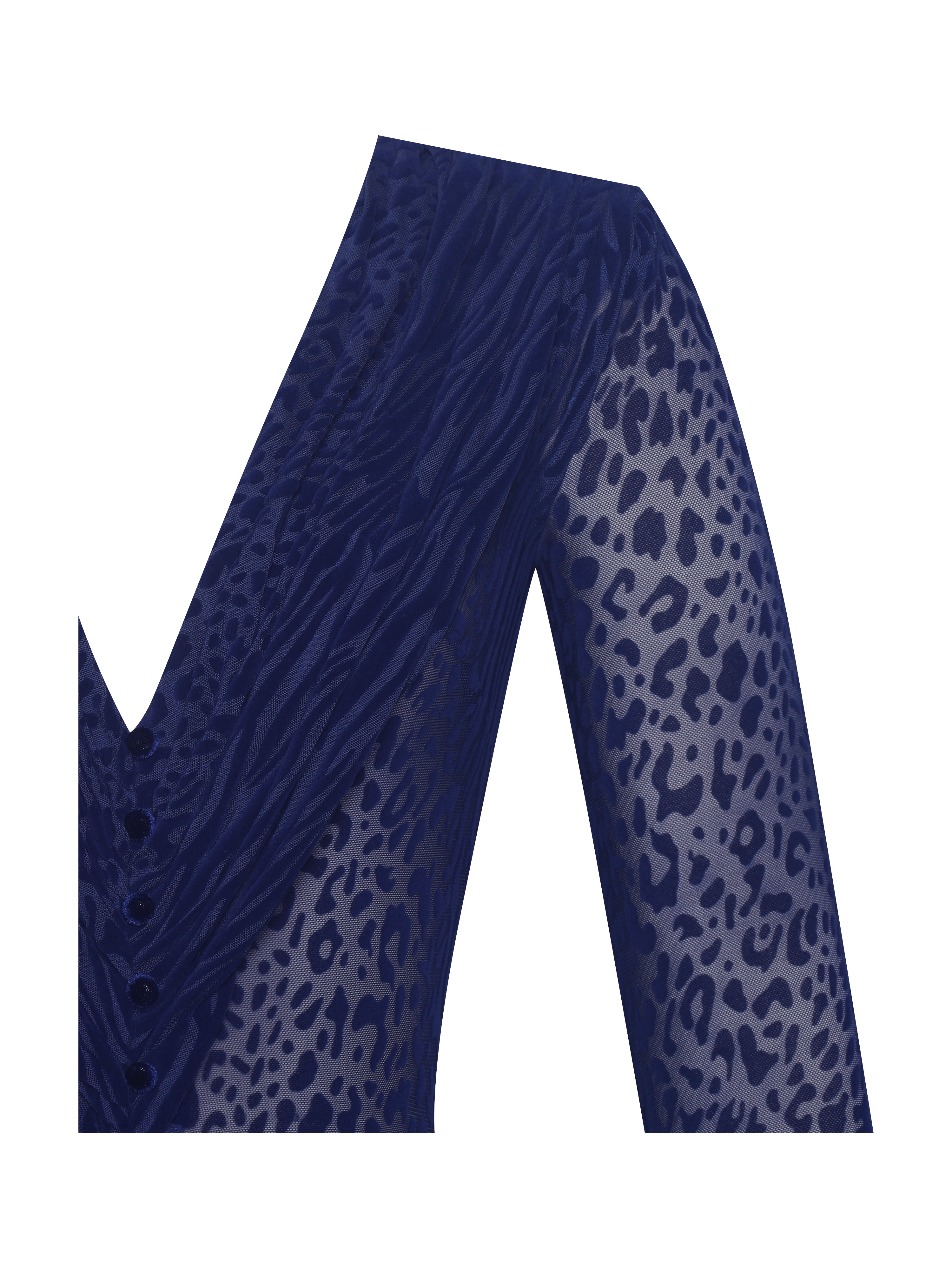 Lily Animal Print Mermaid Maxi Dress