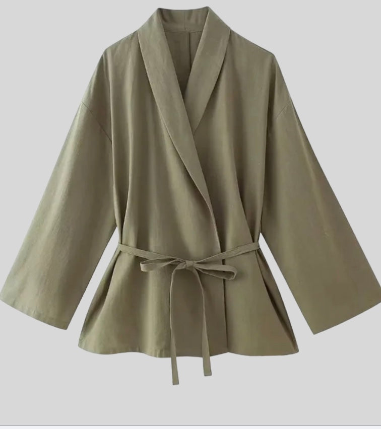 Emma's Two-Piece Linen Set