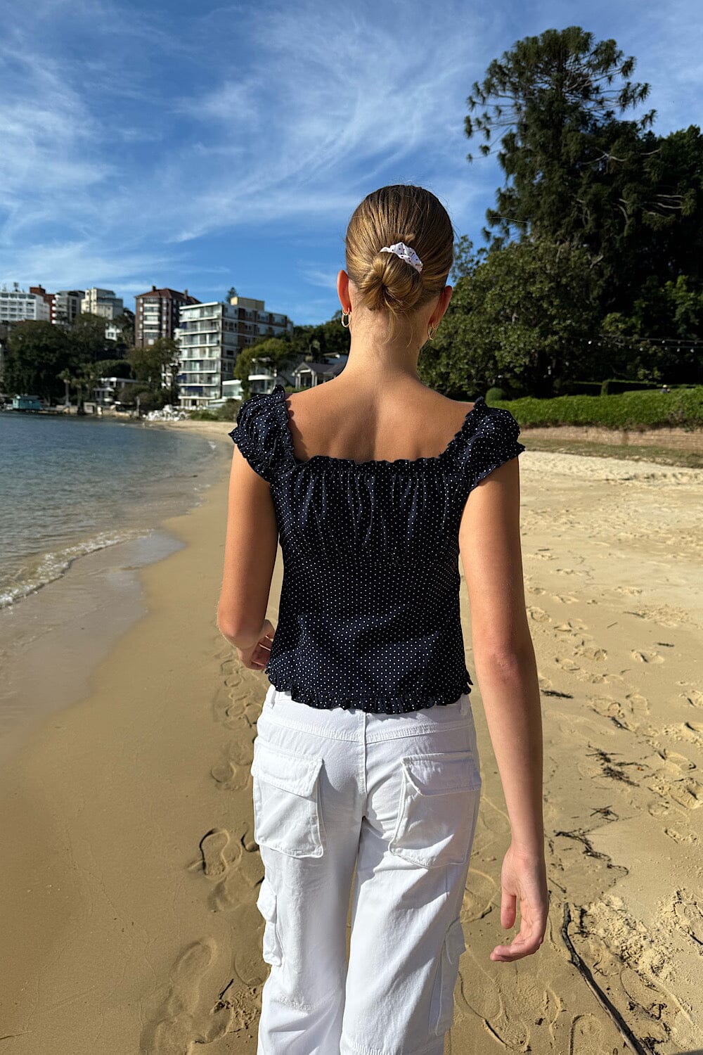 Elena Polka Dot Top