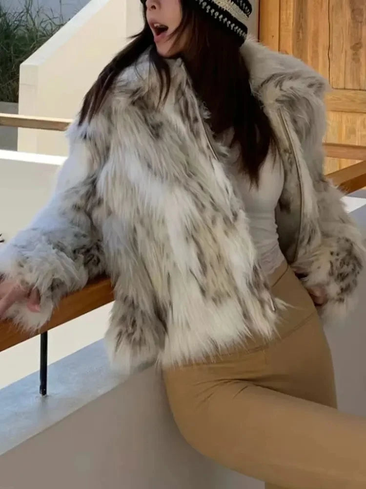 Leopard Fur Jacket