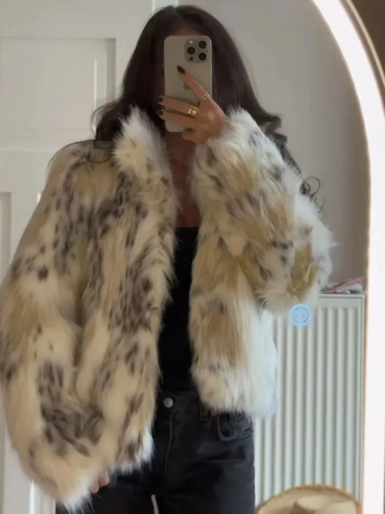 Leopard Fur Jacket