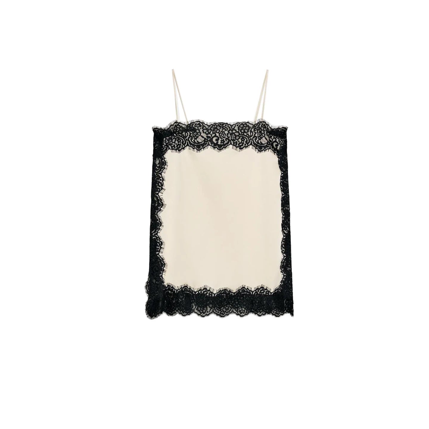 Mary Satin Lace Trim Mini Dress