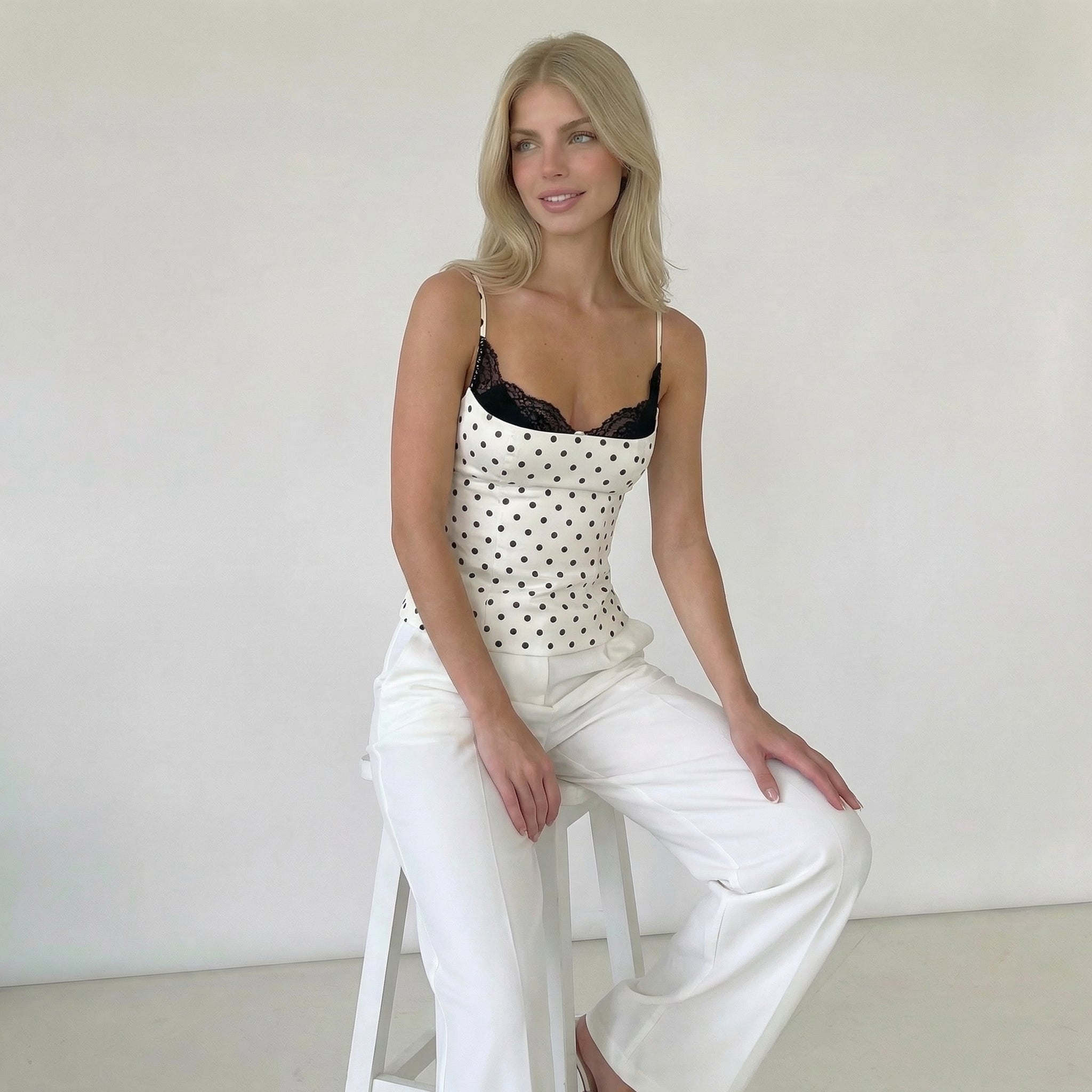 Women’s Corset Wrap Waist Button-Up Shirt