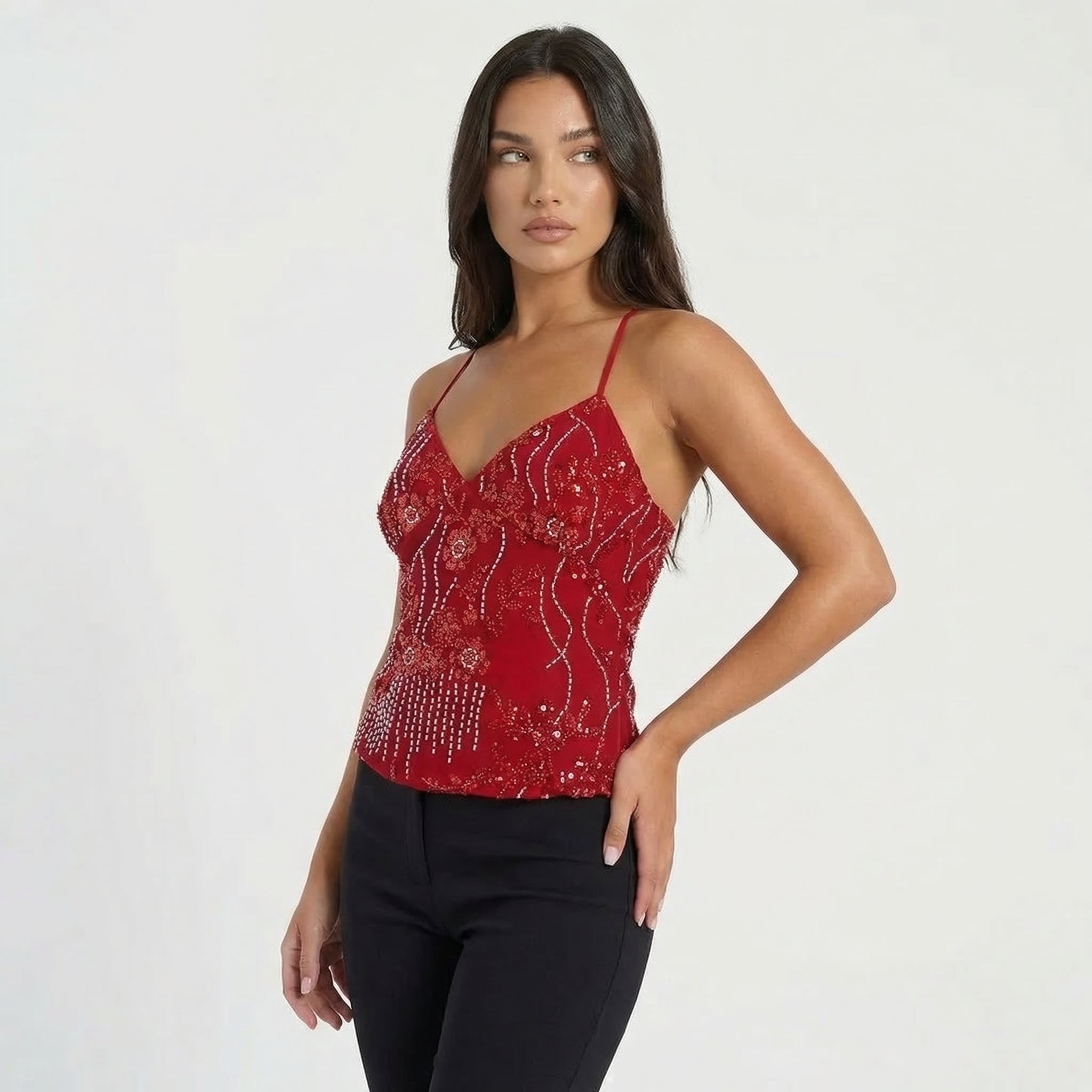 Women’s Embellished Lace Cami Top