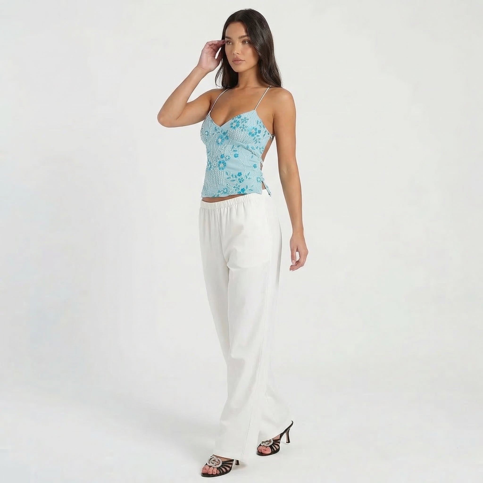 Women’s Embellished Lace Cami Top