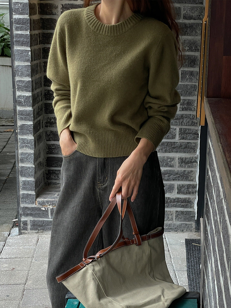Clara | Green Sweater